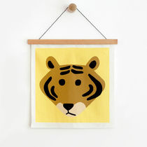 韓国人気【WARMGREY TAIL】MEET TIGER FABRIC POSTER SMALL