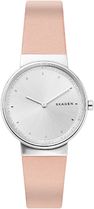 SKAGEN 腕時計 34mm シルバー レザー
