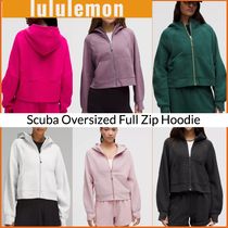 lululemon☆暖か ロゴフーディ Scuba Oversized Full Zip