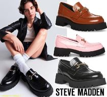 人気☆本革【厚めラグソール】Steve Madden Landローファー