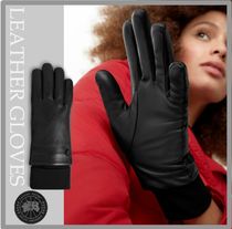 CANADAGOOSE 【レディース】レザー製 手袋 LEATHER GLOVE