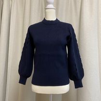 大人もOK "Chloe" kids ロゴ カットアウトセーター
