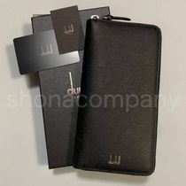 【関込】dunhill ダンヒル◆カドガン 8CC ジップ コート 長財布