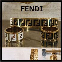 人気上昇中【FENDI】ゴールドカラー FF リング♪