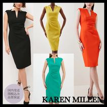 *KAREN MILLEN*定番☆美シルエット ペンシルワンピース 送関込