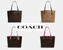 【COACH】SALE★シティトートインシグネチャー / A4収納可