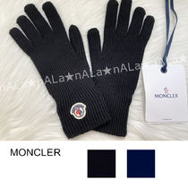 【MONCLER】★大人気★ロゴワッペン付き★ウールグローブ★2色♪