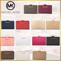 ○●MICHAEL KORS●○ JET SET TRAVEL 二つ折財布 【国内発送】