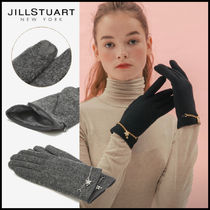 JILL STUART ★ チェーン装飾 ウール混紡手袋 ★ 全2色