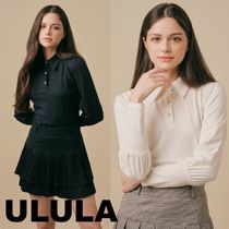 ■韓国ブランド■ULULA■ ゴルフTシャツ パフスリーブ 全2色