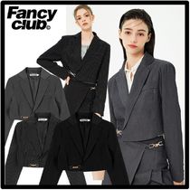 ★関税込★NASTY FANCY CLUB★[NF] FANCY BUCKLE CROP JACKE.T★