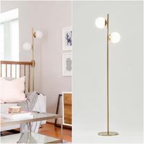 大人気★ゴールド&ガラス Sphere Floor Lamp フロアランプ LED