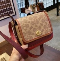 セールCOACHランブラーロゴ&カラーブロッククロスボディバッグ