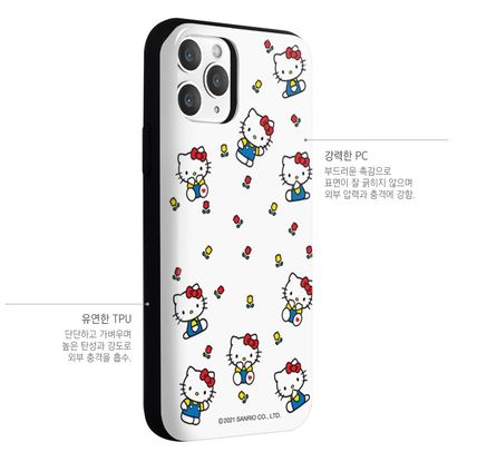 Sanrio iPhone・スマホケース 【Sanrio】ピーハートスマートトークケース（カードバンパー）(8)