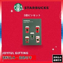 【STARBUCKS】クリスマス限定商品 ホリデイピン 5点セット