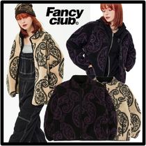 ★関税込★NASTY FANCY CLUB★[NF] PAISLEY FLEECE JACKE.T★