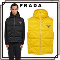 PRADA Re-Nylon ロゴ キルティング ダウンベスト 直営店買付