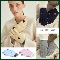 JILL STUART ★  刺繍装飾 ウールカシミア混紡 手袋 ★ 全3色