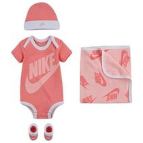 nike ナイキ 女の子用ボディースーツBOX入り出産祝い4点セット