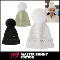 MASTERBUNNYEDITION ◆ Fox pom pom knit beanie