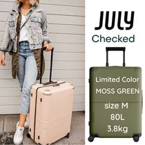 ■july■日本未上陸■Mサイズ 軽量/80L■CHECKED　モスグリーン