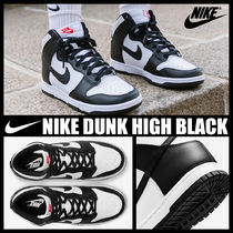 ◆男女共用◆NIKE◆W DUNK HIGH BLACK AND WHITE◆関税/送料込◆