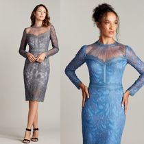 ☆TADASHI SHOJI レースフローラル袖ありカクテルワンピ☆