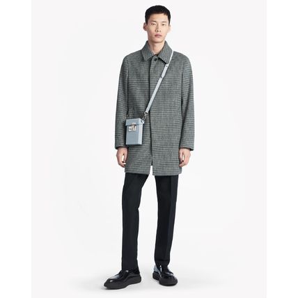 Dunhill ショルダーバッグ SENSE掲載 Dunhill ロゴ シルバーロック ショルダーバッグ 3色(14)