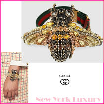 Gucci★素敵！Crystal Bee Bracelet GRG Elastic Band