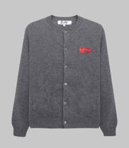 【COMME des GARCONS】Double Heart Wool Cardigan★人気商品★