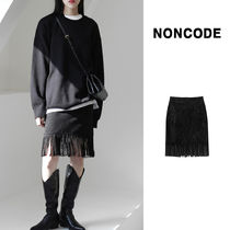 【NONCODE】Camilla Suede fringe Skirt