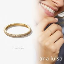 新作 ◆ ana luisa  14Kゴールド/キュービックジルコニア リング