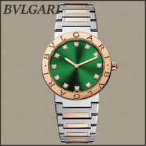 BVLGARI ブルガリブルガリ 腕時計 新作 ピンクゴールド グリーン