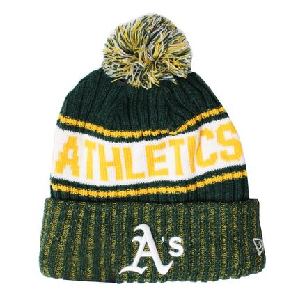 New Era ニットキャップ・ビーニー 国内未入荷 New Era MLB Team Pom Pon Knit Beanie ビーニー(11)