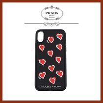 PRADA プラダ iPhoneXS MAXシリコン ハート 携帯ケース