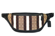 COACH WARREN BELT BAG IN SIGNATURE JACQUARD WITH STRIPES