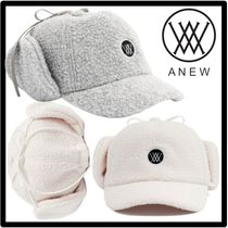 ★関税込★ANEW GOLF★ウォーム ウール フリース イヤーキャップ