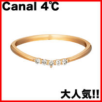 大人気!! Canal 4℃ K10 4℃アクアゴールド リング