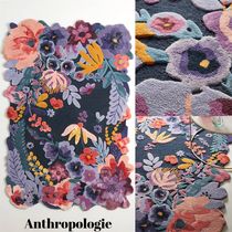 Anthropologie 送料込 お花 Tufted Jardin Rug 61x91.5