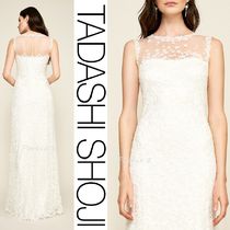 TADASHI SHOJI レース白ウェディングドレス ブライダル シンプル