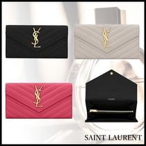 Saint Laurent サンローラン長財布８色★エンボス★