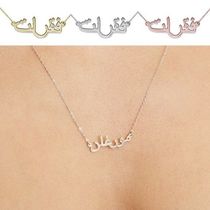 【THE M】THE ARABIC NAMEPLATEネックレス