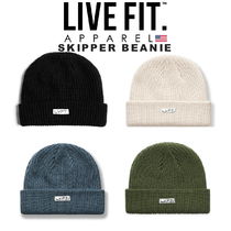 リブフィット LIVE FIT帽子 SKIPPER BEANIE ニット帽 ビーニー