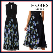 美しい！【HOBBS LONDON】ダニエラ フローラル プリーツ ドレス