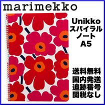 【日本未入荷】マリメッコ/ Unikko スパイラルノート A5 40枚