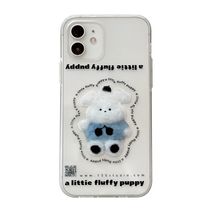 150studio☆Simple Fluffy Clear iPhone / Galaxy ケース