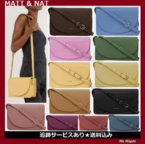 シンプルデザイン☆ビーガンクロスボディバッグ★MATT&NAT★