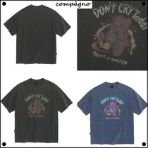 COMPAGNOの[#16] Dont Cry Teddy Pigment Short Sleeve Tee