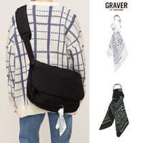 【GRAVER】Paisley Bandana Keyring Cross Messenger Bag