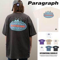 【Paragraph】22SS★ Ellipse Flame printing T-shirt (No.42)